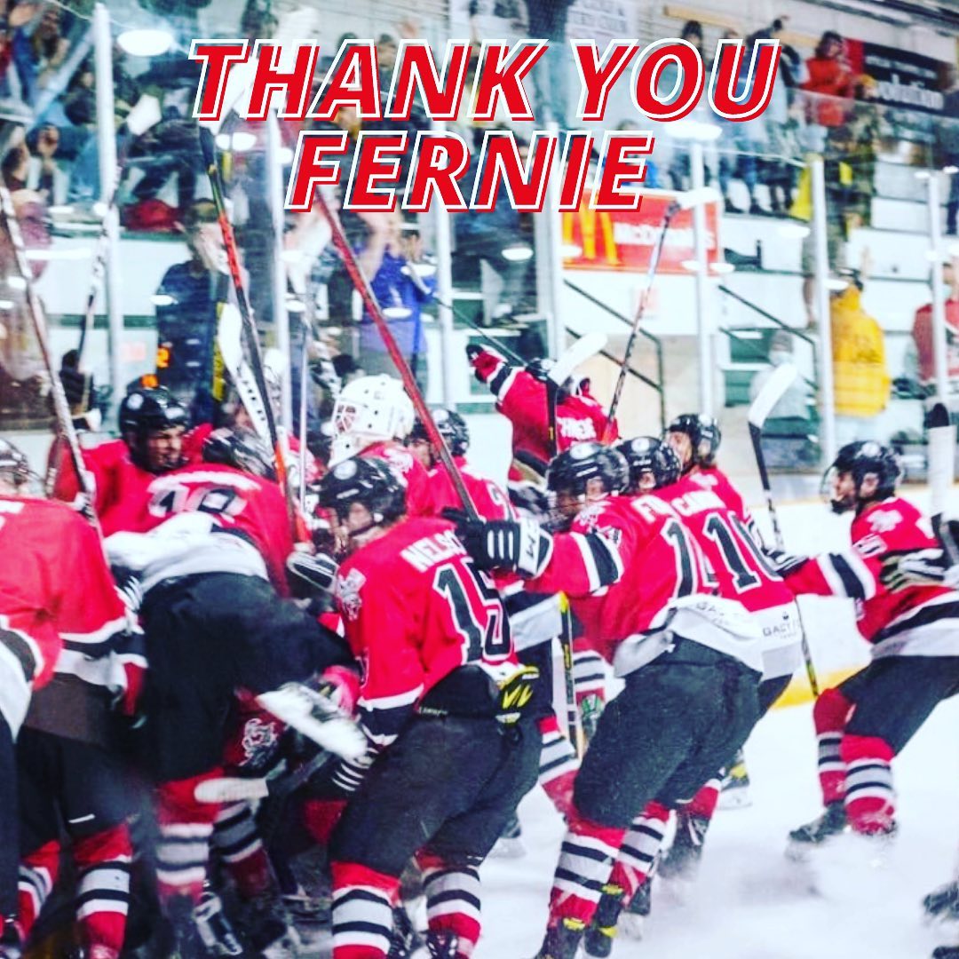 🚨 THANK YOU FERNIE 🚨 

The @kijhlghostriders season ends with a gutsy 3-2 OT loss. So proud of our boys and their effort this season. 

Congratulations to the @cvrockies on a great series.

THANK YOU to all of our sponsors this season. We couldn’t of done it without your gracious support.

THANK YOU to our fans who made this year so memorable! The Riders are BEYOND thankful for the community of #Fernie 

We have the best fans in the entire league, heck, province! Thank you for always being there and getting behind us! 

Award winners will be announced in the days to come.

Thank you again, Fernie.

#OurTeamOurTown #Fernie 

#AlwaysRideTogether